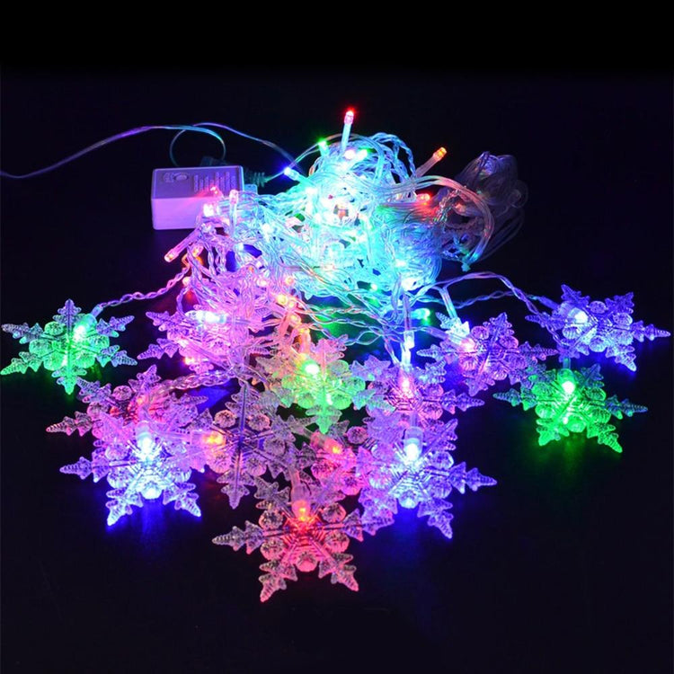 Christmas Snowflakes Hanging LED Lights - Decorative Light
