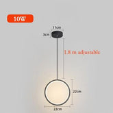 Ciana - Circle LED Hanging Pendant Light - Pendant Lamp