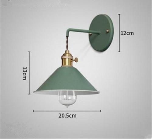 Clarissa - Lamp Shade Wall Light - Green - Wall Light
