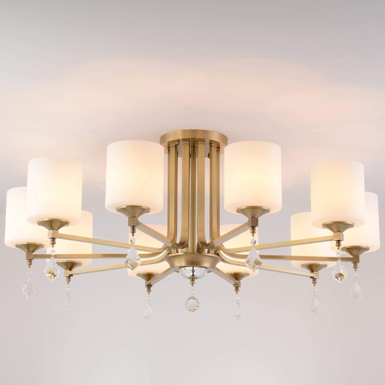 Classic Vintage Style 10 Lamp Chandelier - Chandelier