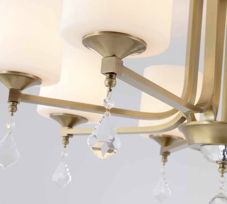 Classic Vintage Style 8 Lamp Chandelier - Chandelier