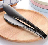 Classy Stainless Steel Tongs - Black - Cutlery Set