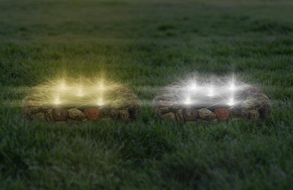 Cobblestone Solar LED Garden Light - Solar Light