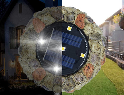 Cobblestone Solar LED Garden Light - Solar Light