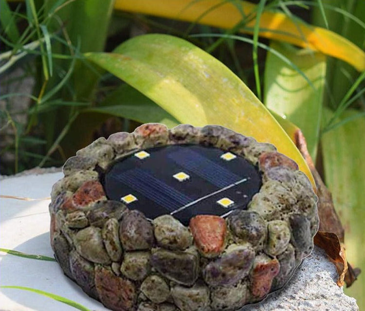 Cobblestone Solar LED Garden Light - Solar Light