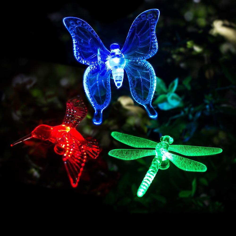 Colorful Flies Solar LED Garden Lights - Bird - Solar Light