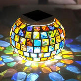 Colorful Mosaic LED Solar Garden Light - Solar Light