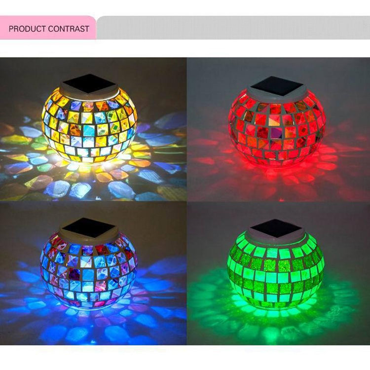 Colorful Mosaic LED Solar Garden Light - Solar Light