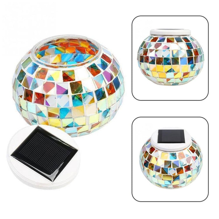 Colorful Mosaic LED Solar Garden Light - Solar Light