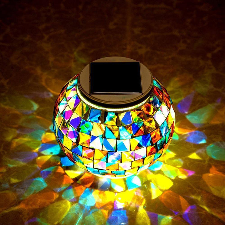 Colorful Mosaic LED Solar Garden Light - Solar Light