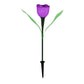 Colorful Tulip Shaped Solar Garden Light - Purple - Solar 