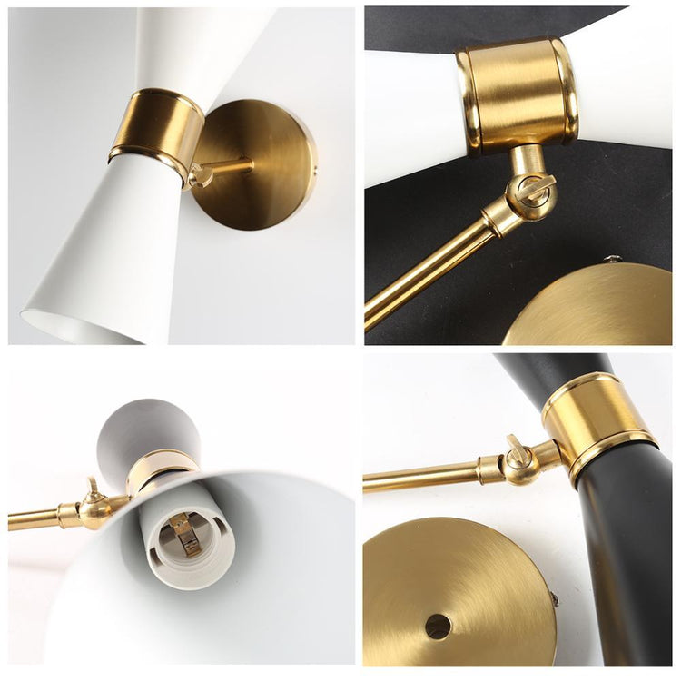 Cone Shaped Adjustable Wall Mounted Lamp - Wall Light