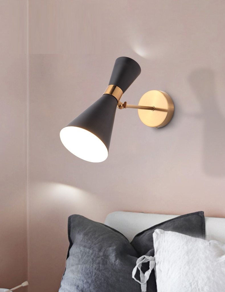 Cone Shaped Adjustable Wall Mounted Lamp - Wall Light