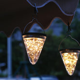Cone Shaped hanging Solar LED Garden Light - Solar Light