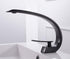 Contemporary Curved Bath Faucet - Black - Faucet