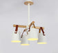 Contemporary Lamp Shade Chandelier - White / 4 - Chandelier