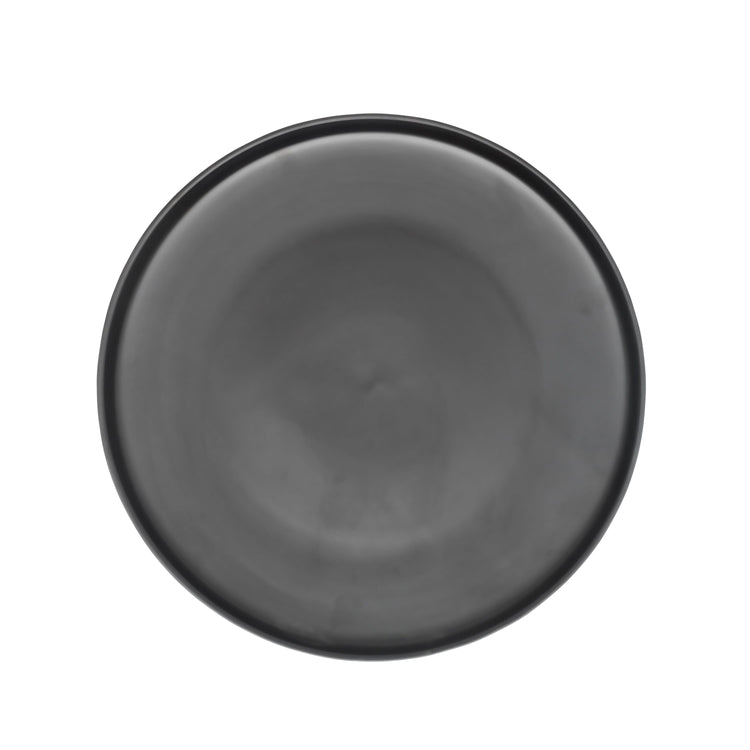 Contemporary Solid Color Dinner Plate Collection - BLK / 