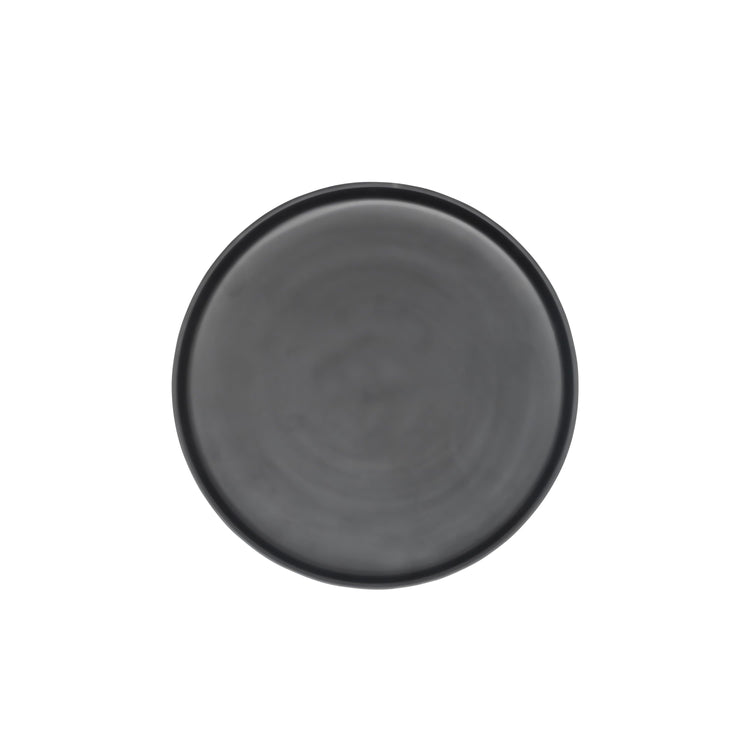 Contemporary Solid Color Dinner Plate Collection - BLK / 