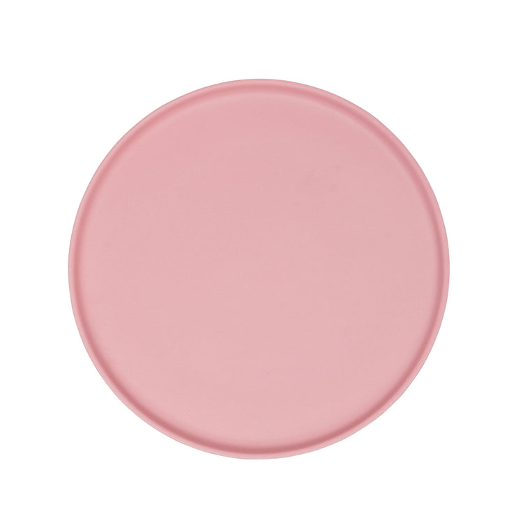 Contemporary Solid Color Dinner Plate Collection - PNK / 