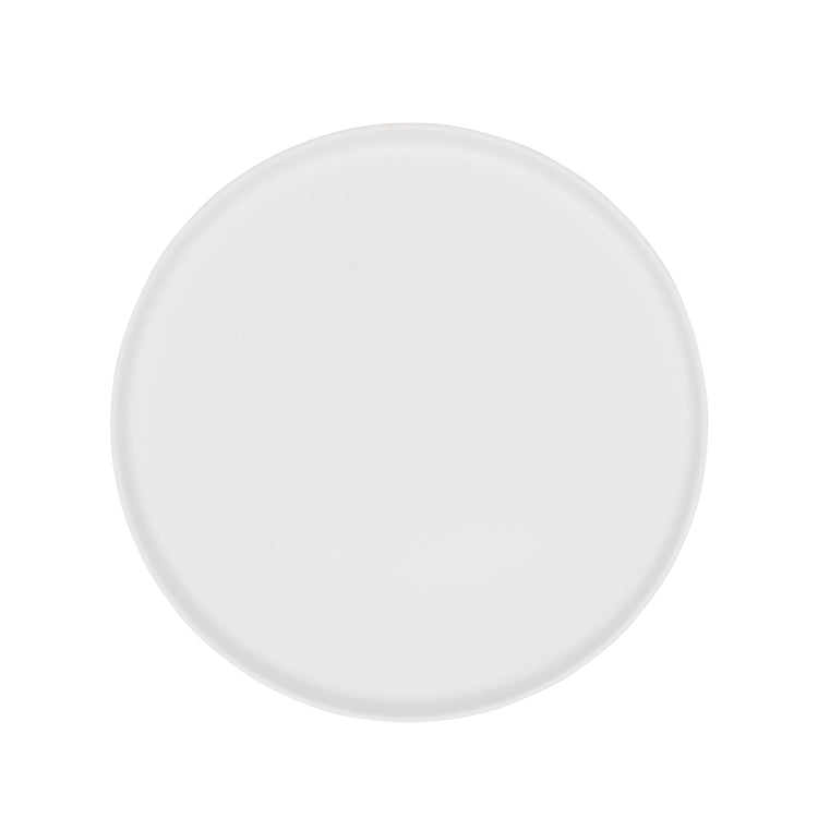 Contemporary Solid Color Dinner Plate Collection - WHT / 