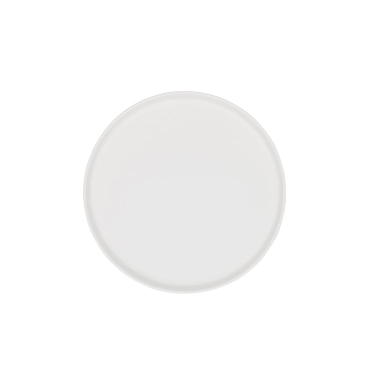 Contemporary Solid Color Dinner Plate Collection - WHT / 