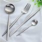 Contemporary Spanish Silver Cutlery Set - 4 Piece Set - 