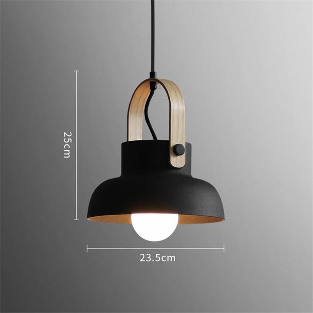 Cool Contemporary LED Pendant Lamp - Black / 10 x 9 - 