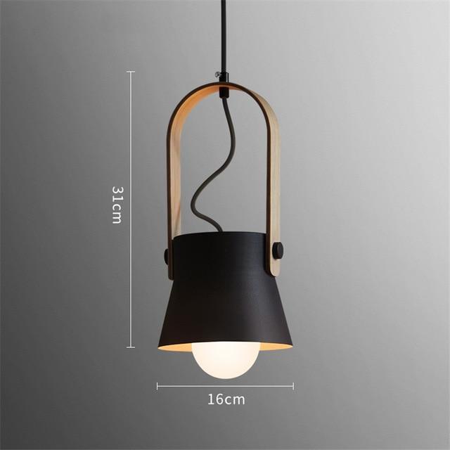 Cool Contemporary LED Pendant Lamp - Black / 12 x 6 - 
