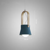 Cool Contemporary LED Pendant Lamp - Blue / 12 x 6 - Pendant