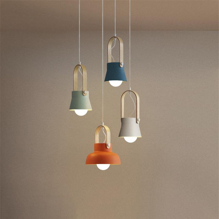 Cool Contemporary LED Pendant Lamp - Gray / 12 x 6 - Pendant