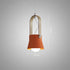 Cool Contemporary LED Pendant Lamp - Orange / 12 x 6 - 