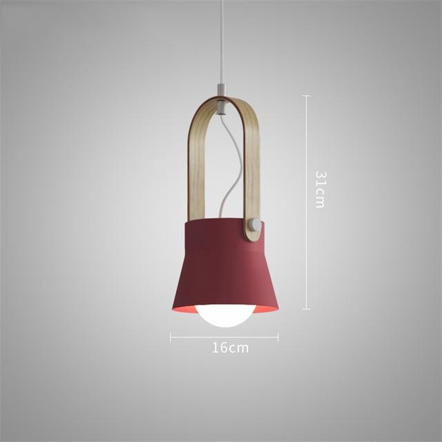 Cool Contemporary LED Pendant Lamp - Pink / 12 x 6 - Pendant