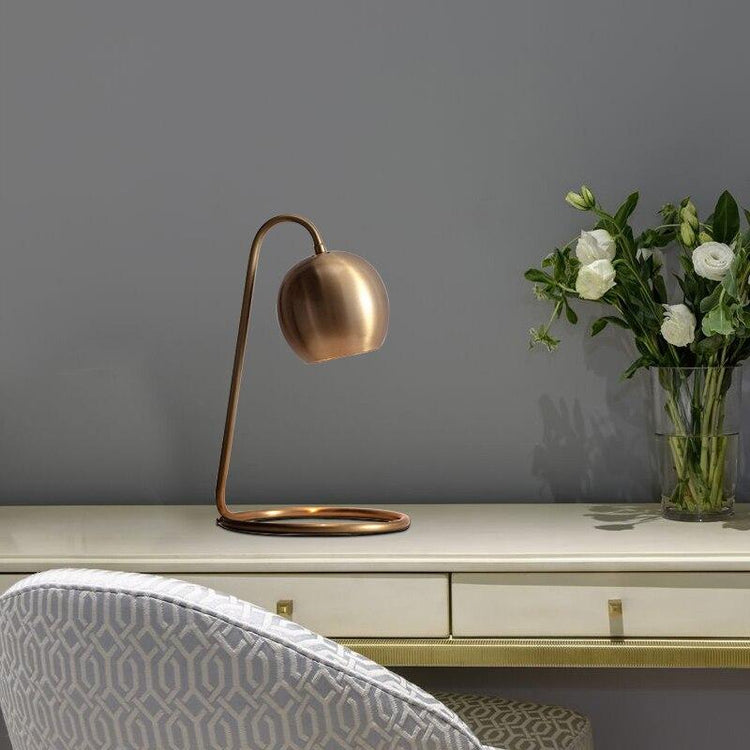 Copper Finish Decorative Table Lamp - Table Lamp