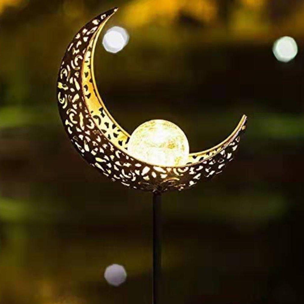 Crescent Moon Solar Garden Light - Solar Light