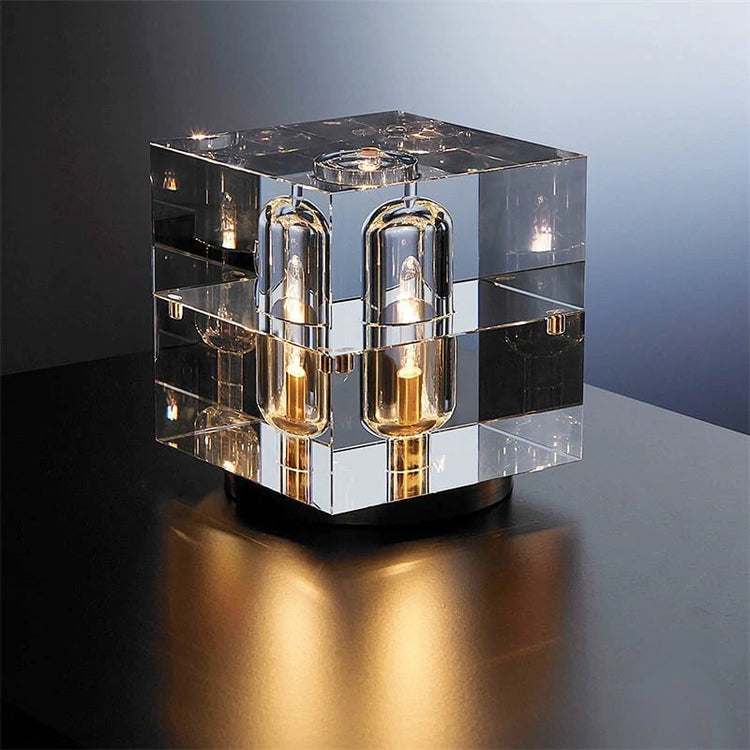 Crystal Artistic Cube Bed Lamp - Bed Lamp