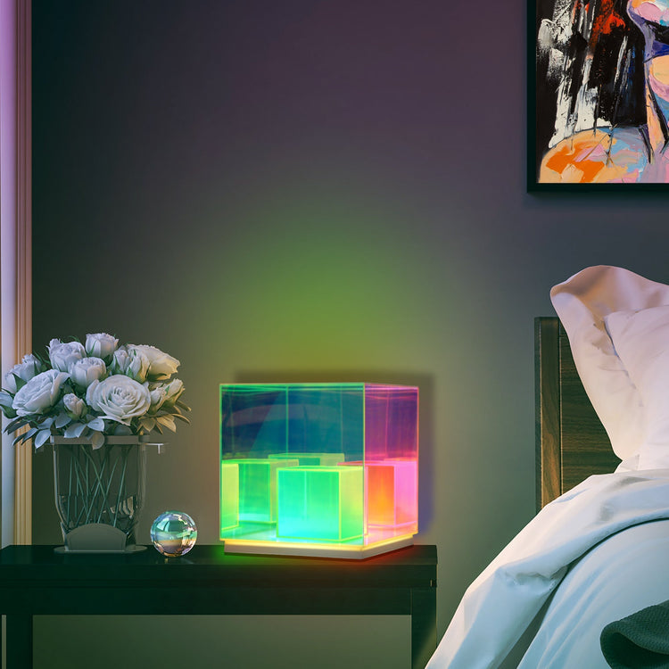 Cube Bedside Lamp - Bed Lamp