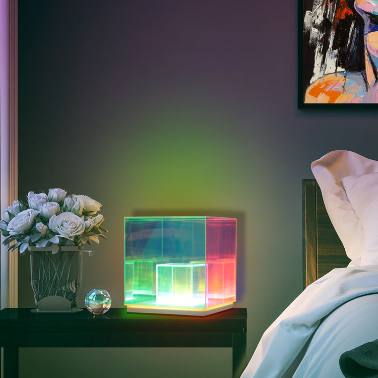 Cube Bedside Lamp - Bed Lamp