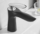 Curvy Stylish Bath Faucet - Black & Chrome - Faucet