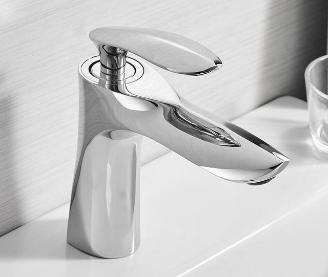 Curvy Stylish Bath Faucet - Chrome - Faucet
