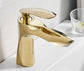 Curvy Stylish Bath Faucet - Gold - Faucet