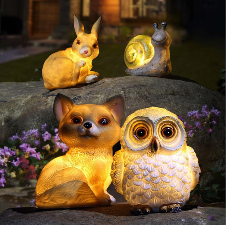 Cute Animal Shaped LED Garden Light - Owl - Outdoor Light