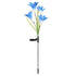 Cute Lilies Solar LED Garden Lights - Blue / 1 Bunch - Solar