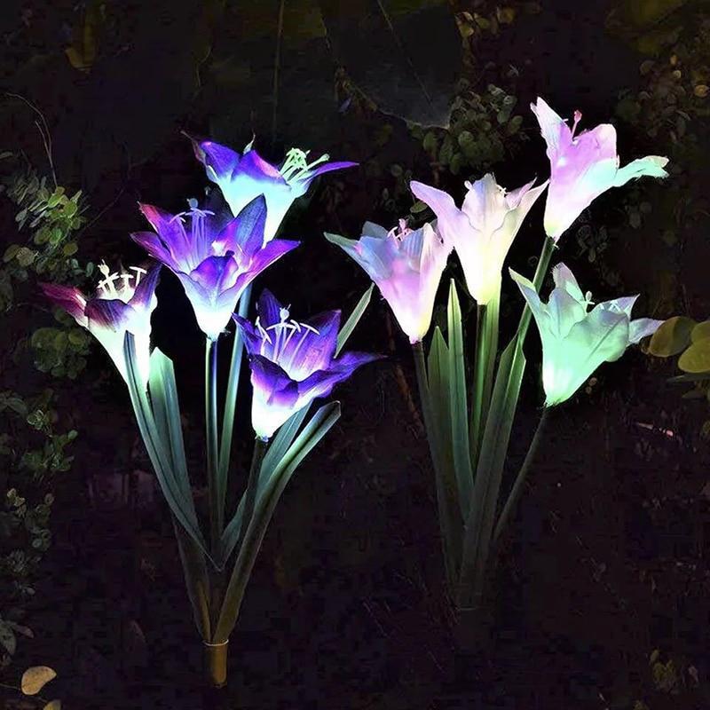 Cute Lilies Solar LED Garden Lights - Solar Light