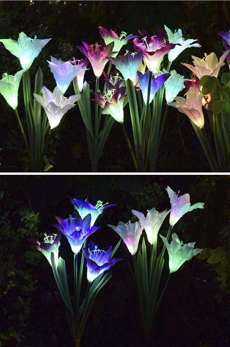 Cute Lilies Solar LED Garden Lights - Solar Light