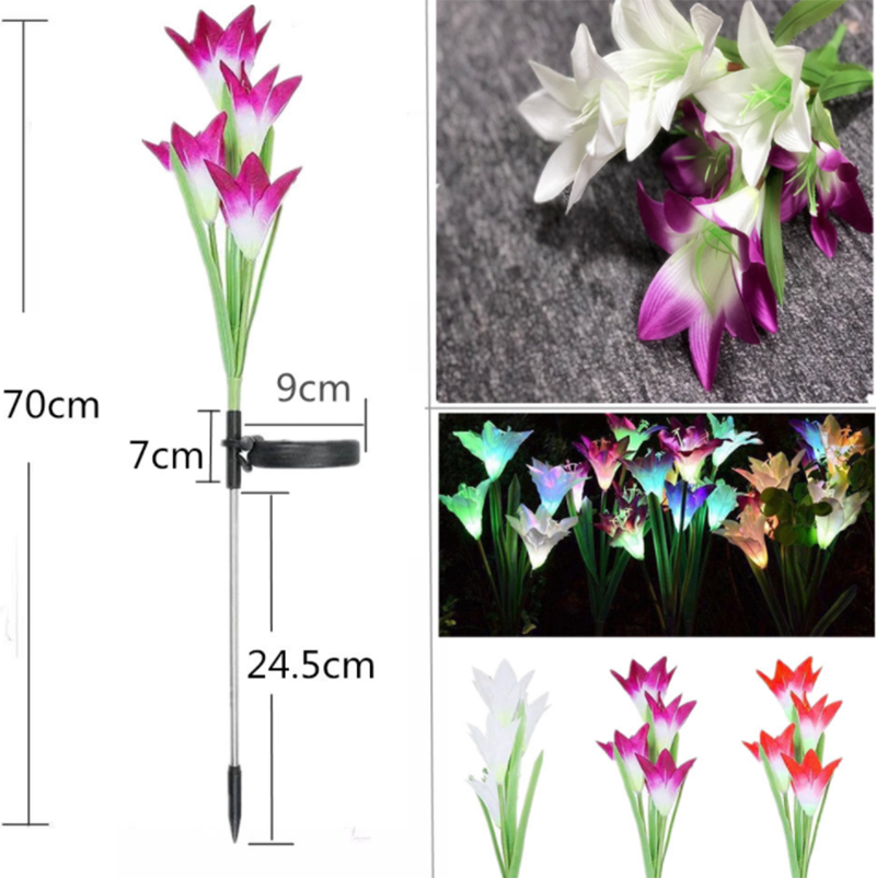 Cute Lilies Solar LED Garden Lights - Solar Light