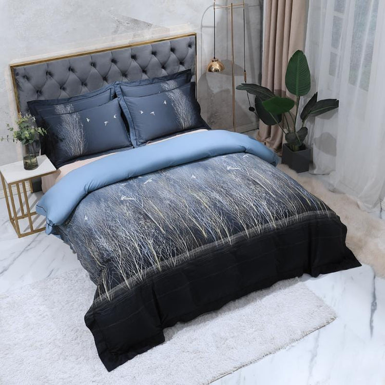 Dark Essence Egyptian Cotton Duvet Cover Set - Duvet Cover 