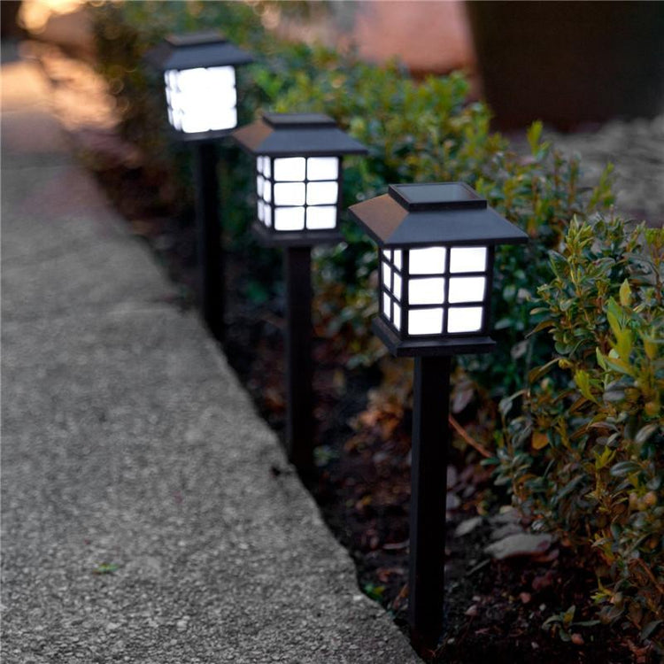 Designer Solar Garden LED Stake Lights - Cool White - Solar 