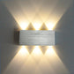 Up Down Wall Washer Light - 6W - 6 Heads / Cold White - Wall