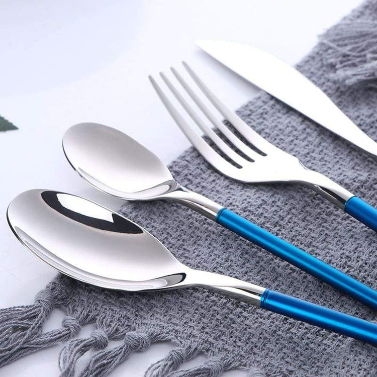 Dual Tone Stainless Steel Cutlery Set - Cutlery Set