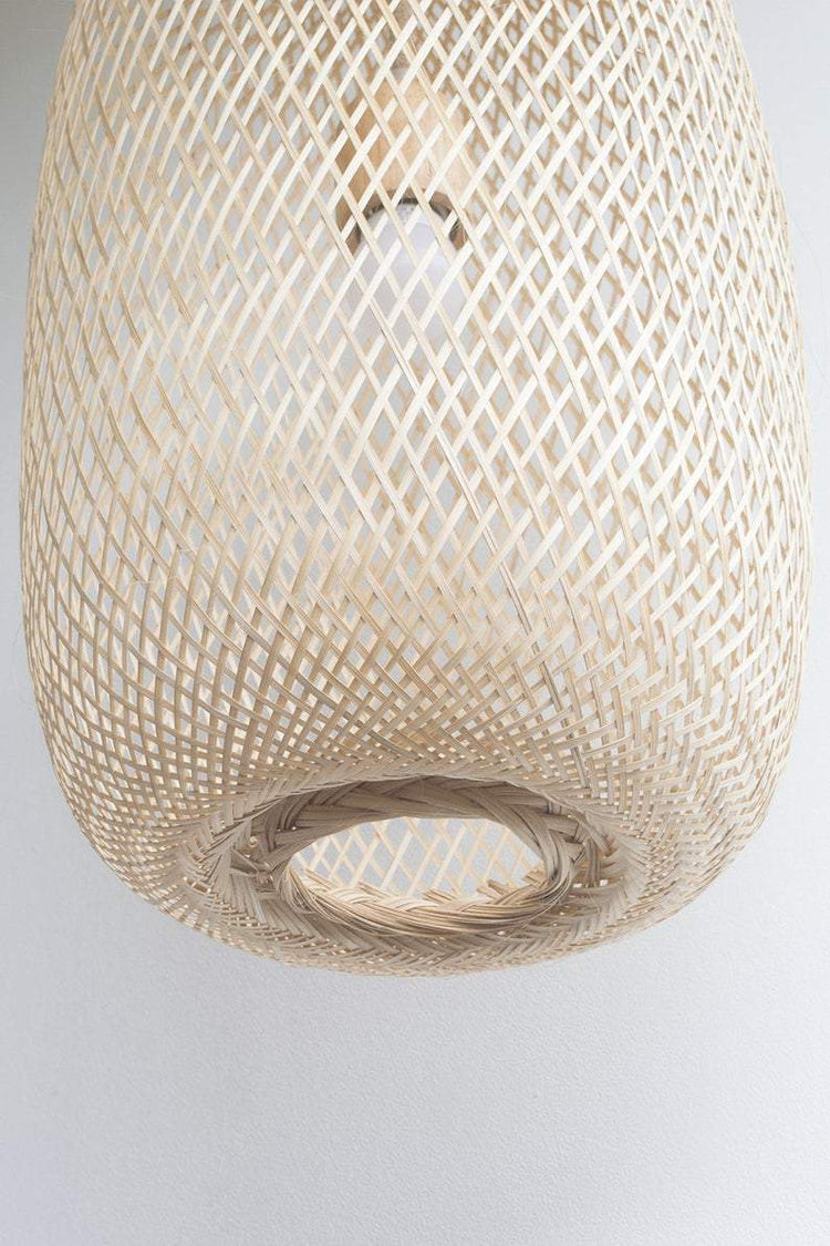 Eco-friendly Bamboo Mesh Pendant Lamp - Pendant Lamp